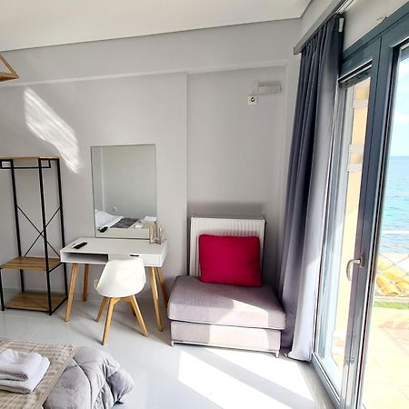 Villa Serafeim Kymi Bagian luar foto