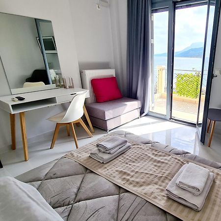 Villa Serafeim Kymi Bagian luar foto