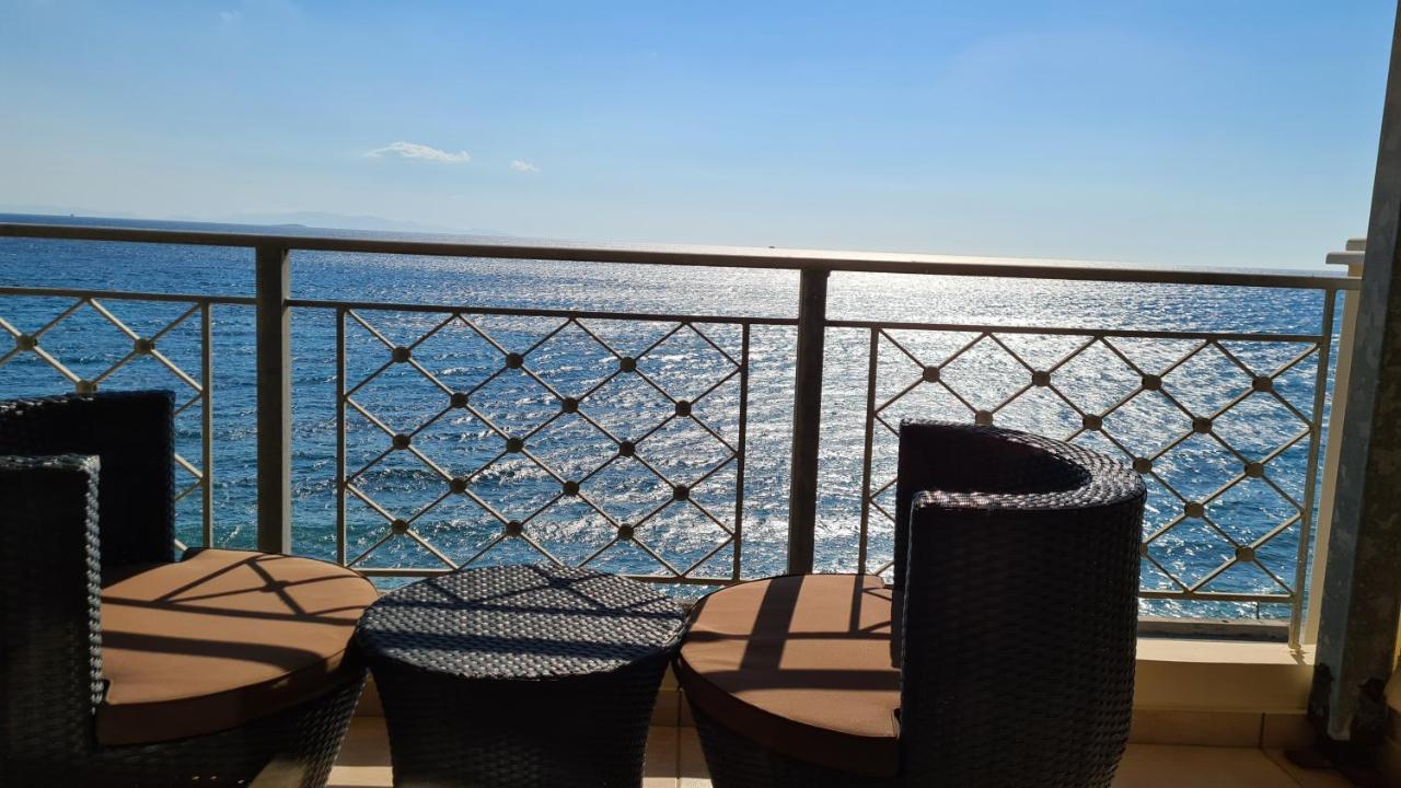 Villa Serafeim Kymi Bagian luar foto