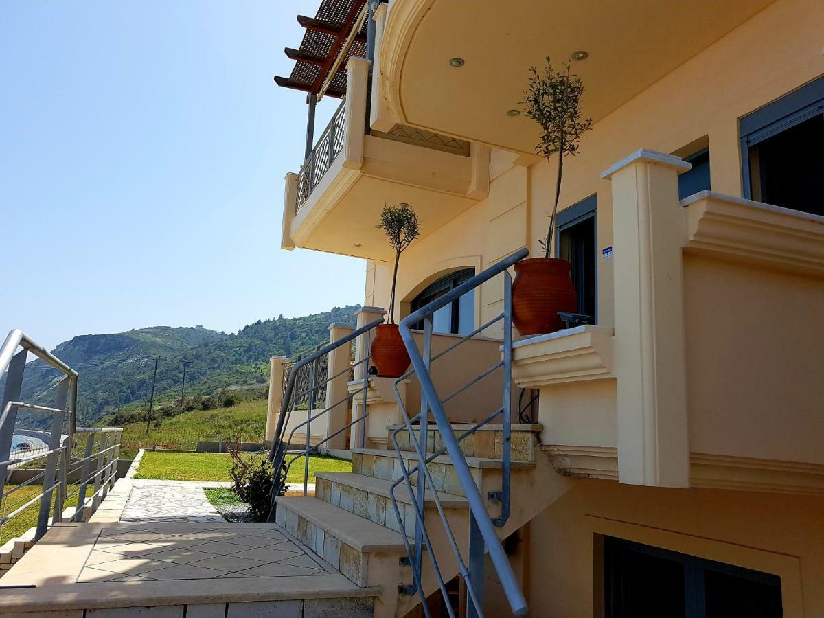 Villa Serafeim Kymi Bagian luar foto