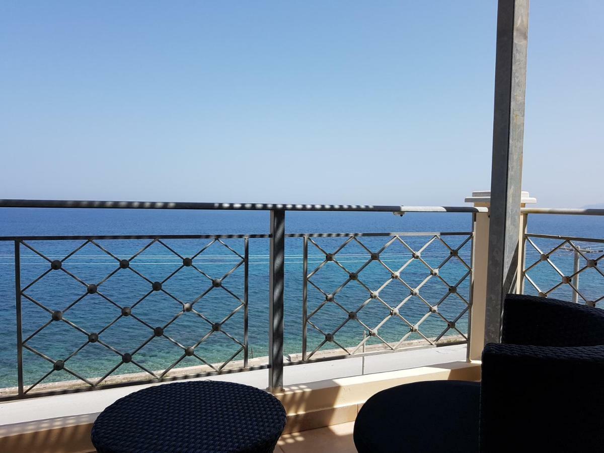 Villa Serafeim Kymi Bagian luar foto